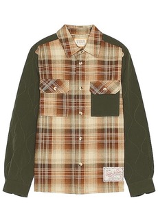 Scotch & Soda Checked Flannel Over Shirt