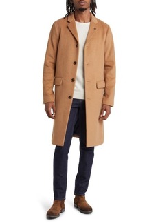Scotch & Soda Classic Recycled Polyester & Wool Overcoat