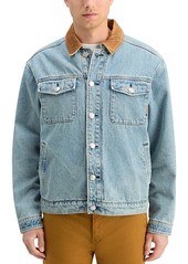 Scotch & Soda Corduroy Collar Denim Jacket