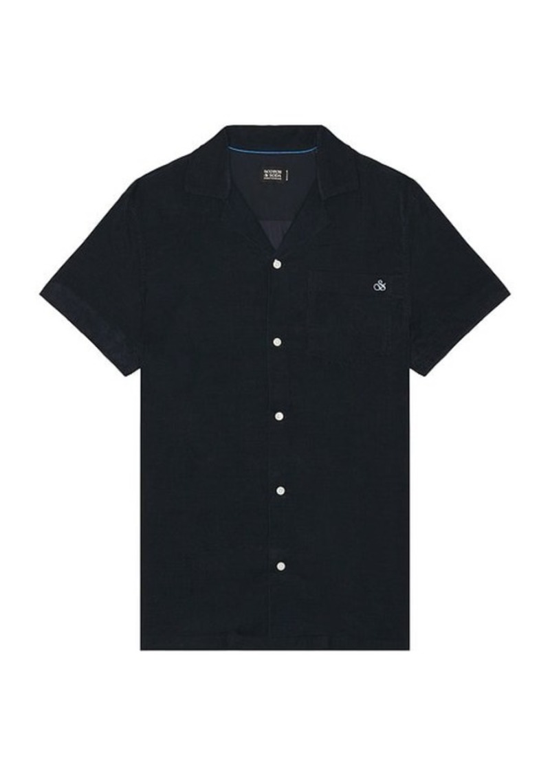 Scotch & Soda Corduroy Short Sleeve Shirt