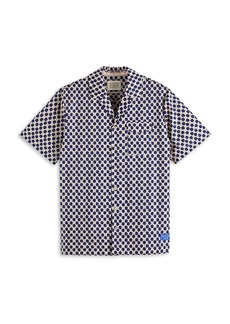 Scotch & Soda Cotton Printed Relaxed Fit Button Down Camp Shirt