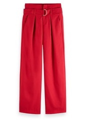 Scotch & Soda Daisy Belted Straight Leg Pants