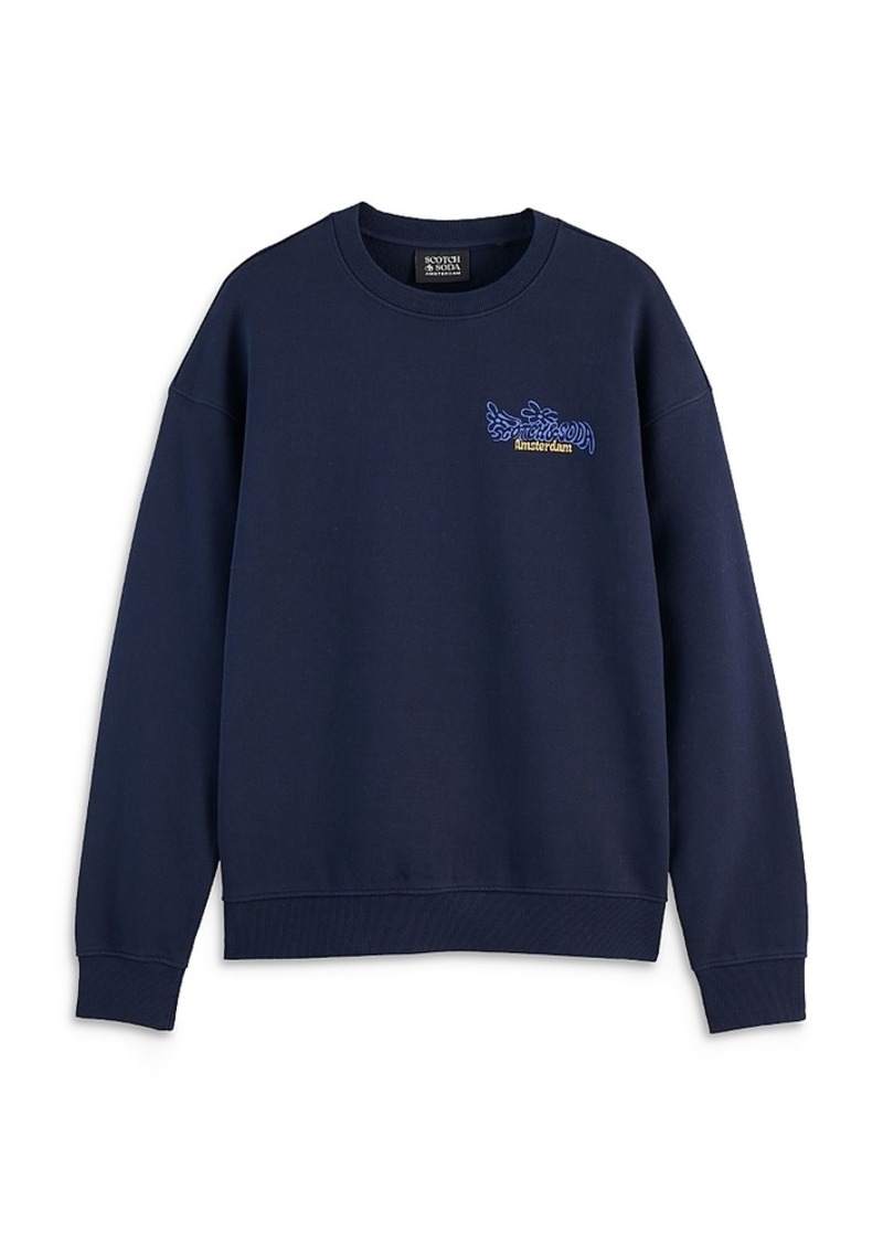 Scotch & Soda Double Sided Artwork Sweatshirt