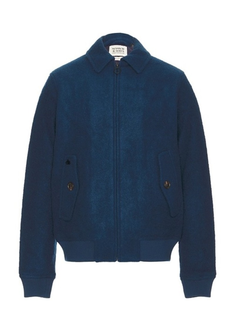 Scotch & Soda Faux Mohair Blouson Jacket