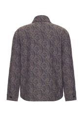 Scotch & Soda Jacquard Wool Blend Overshirt