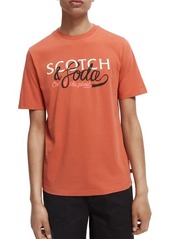 Scotch & Soda Logo Graphic Tee in Mars at Nordstrom