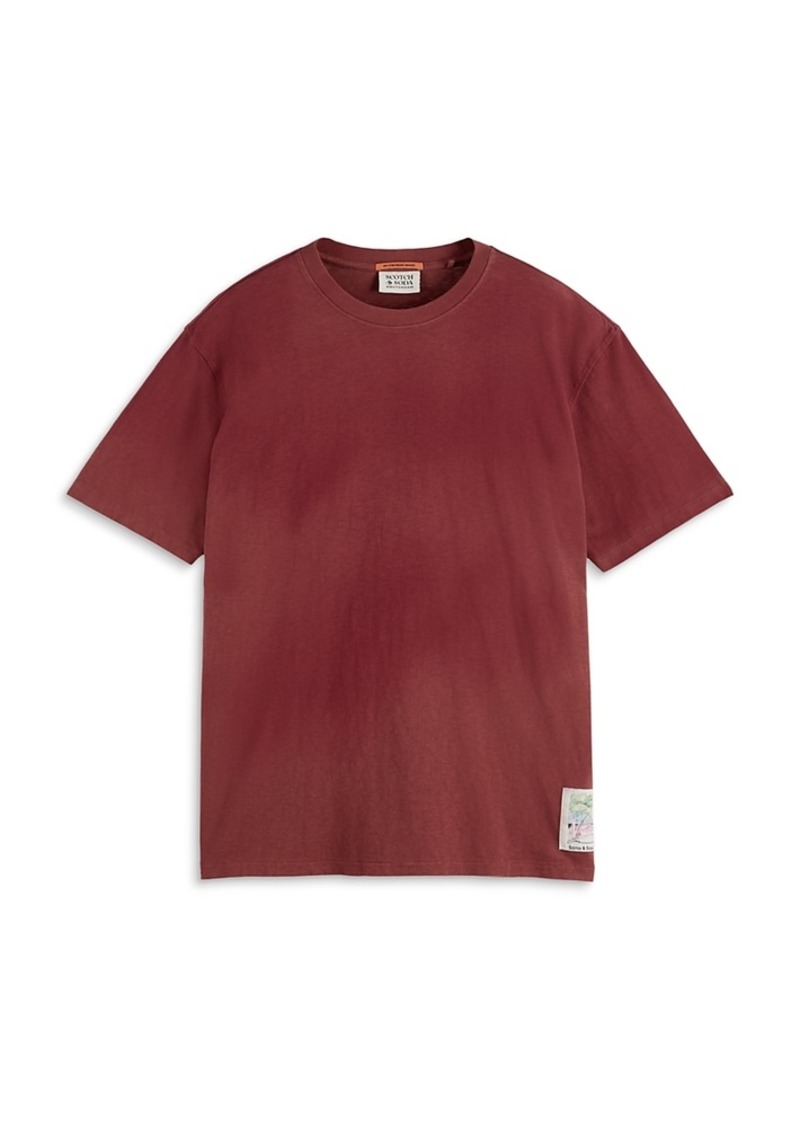 Scotch & Soda Loose Fit Irregular Dyed Artwork Tee