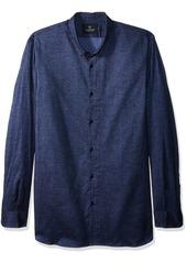 Scotch & Soda Men's Classic Shirt in Brushed Cotton Oxford Quality  M