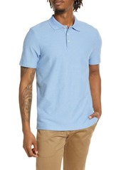 Scotch & Soda Men's Solid Terry Cloth Polo in Blue at Nordstrom