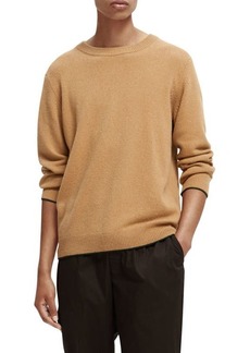 Scotch & Soda Men's Tipped Recycled Cashmere & Wool Crewneck Sweater