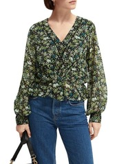 Scotch & Soda Mixed Print Blouse in 0588-Combo I at Nordstrom