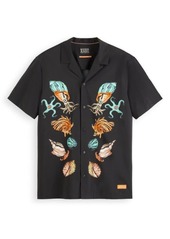 Scotch & Soda Nautical Print Camp Shirt