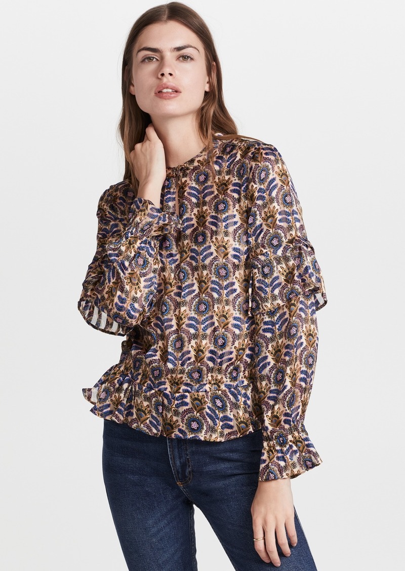 Scotch & Soda Printed Recycled Polyester Top