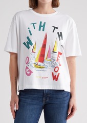 Scotch & Soda Relaxed Fit Cotton Graphic T-Shirt in White at Nordstrom Rack