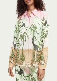 Scotch & Soda Relaxed-fit Printed Shirt