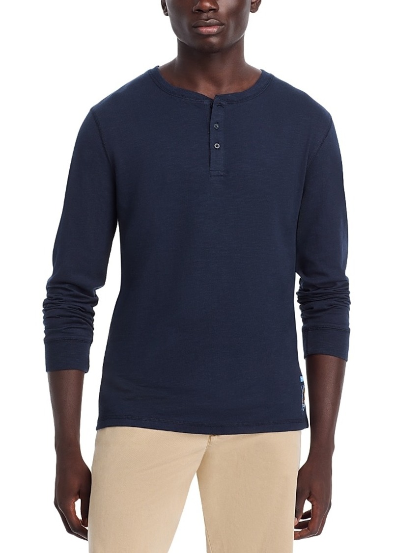 Scotch & Soda Slub Long Sleeve Henley