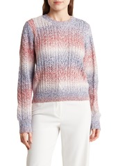 Scotch & Soda Space Dye Crew Sweater in Cherry Lipstick Space Dye at Nordstrom Rack