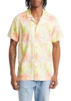 Scotch & Soda Tie Dye Slim Fit Button-Up Camp Shirt