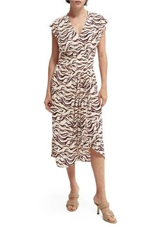 Scotch & Soda Wrap Front Dress in 0591-Combo L at Nordstrom