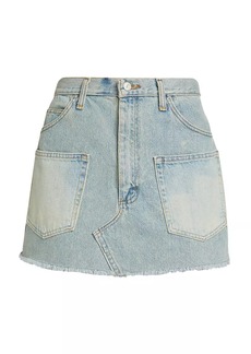 Sea Alba Patch-Pocket Denim Miniskirt
