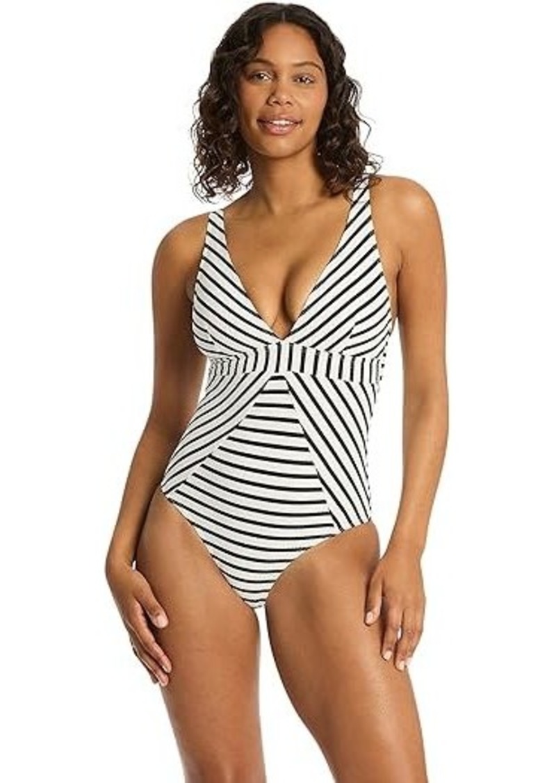 Sea Amalfi Panel Line One Piece