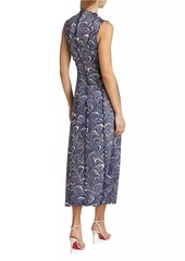 Sea Amara Marble Sleeveless Midi-Dress