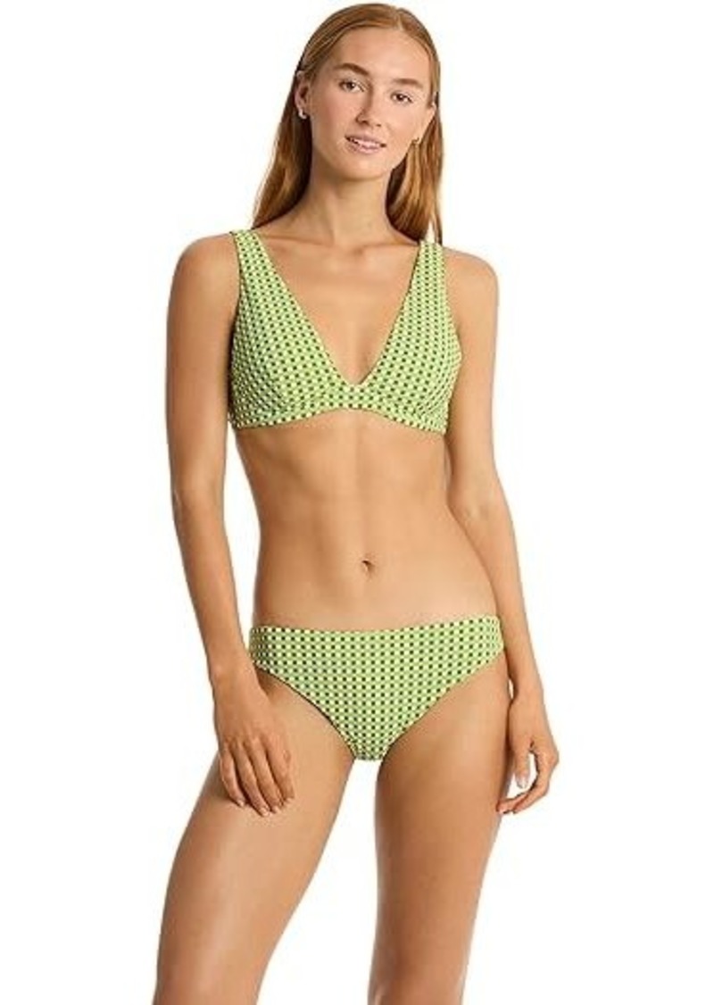 Sea Checkmate Longline Underwire Bra