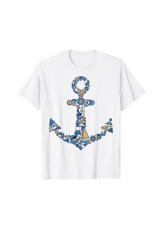 Sea Funny Sailors Anchor T-Shirt - Boat Lighthouse Ship Wheel