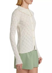 Sea Mila Wool Pointelle Cardigan