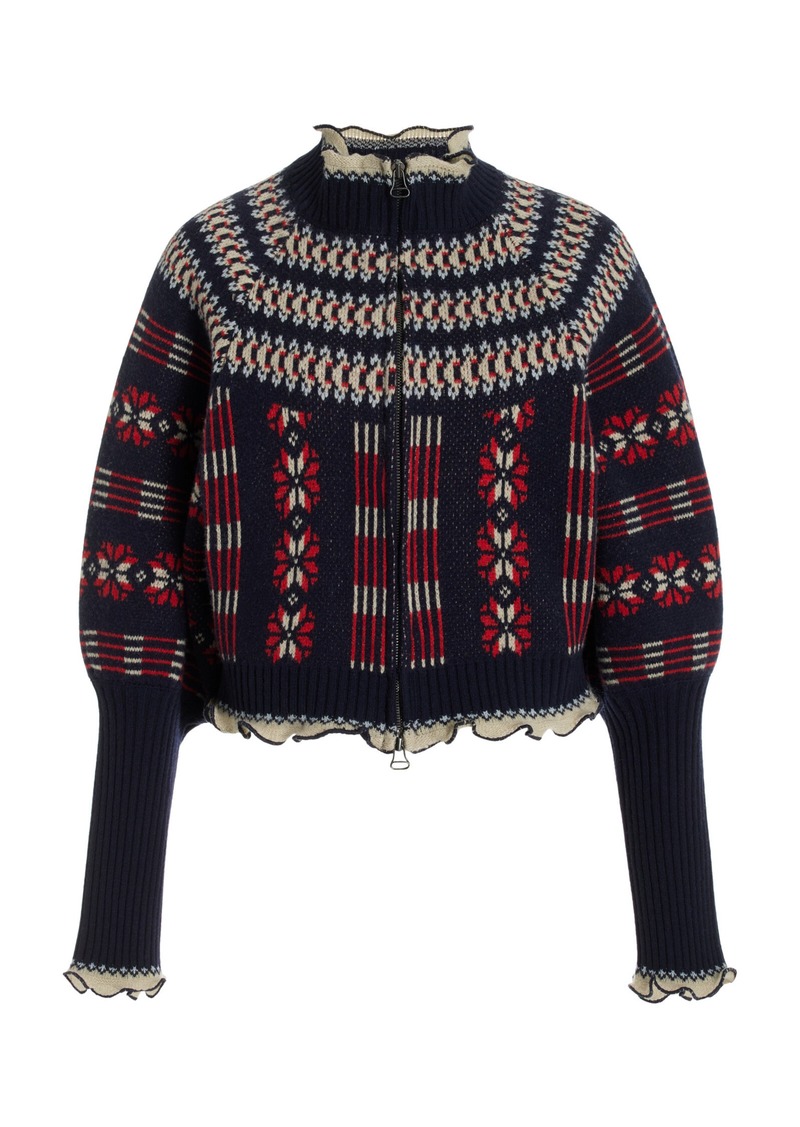 Sea - Ayla Knit-Wool Cardigan - Multi - S - Moda Operandi