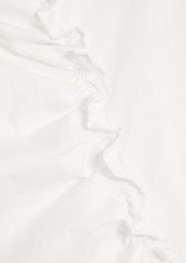SEA - Gaia ruffled cotton-blend poplin blouse - White - US 0