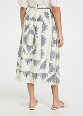 Sea Gloucester Gingham Quilted Skirt