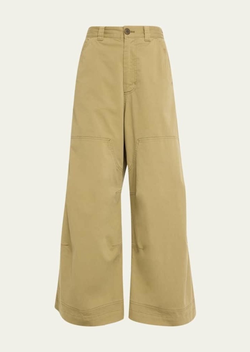 Sea Karina Wide-Leg Cotton Pants