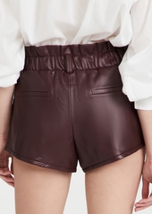 Sea Lena Vegan Leather Shorts