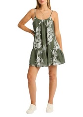 Sea Level Aloha Floral Sleeveless Minidress