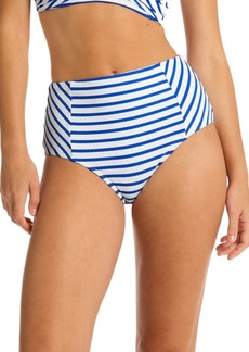 Sea Level Amalfi Panelled High Waist Bikini Bottoms
