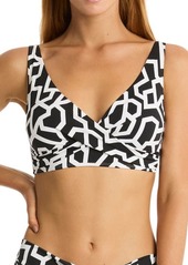 Sea Level Deco Cross Front Multifit Bikini Top