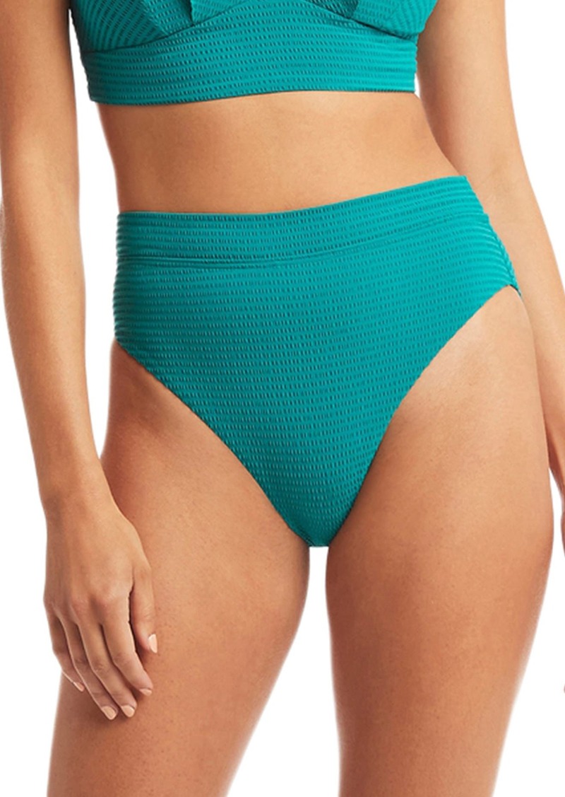 Sea Level Messina High Waist Banded Bikini Bottoms in Vermont at Nordstrom Rack