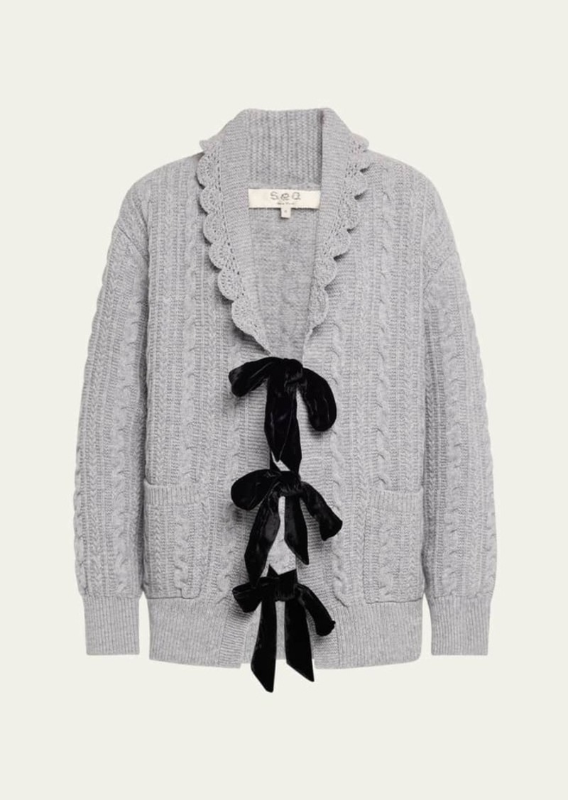 Sea Mariella Tie-Front Cardigan