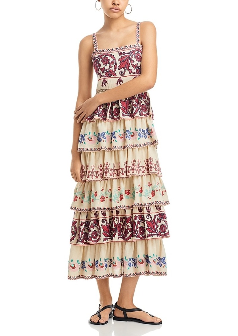 Sea New York Ramona Embroidered Dress