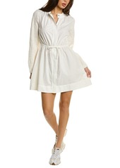 SEA NY Casey Hand-Smocked Belted Mini Dress