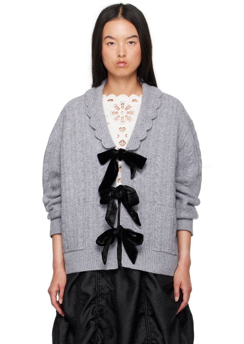 SEA NY Gray Mariella Cardigan