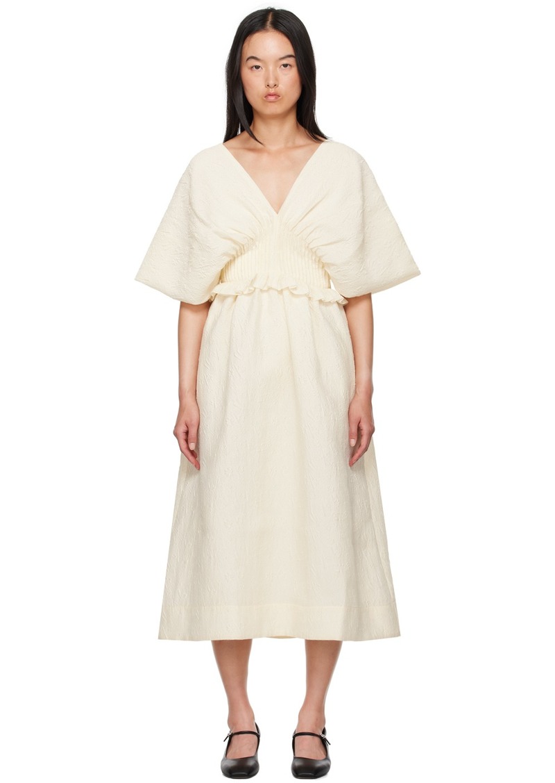 SEA NY Off-White Elegi Midi Dress