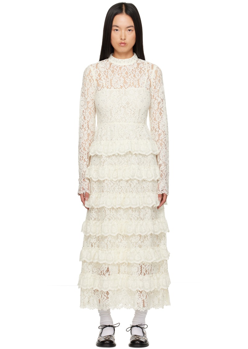 SEA NY Off-White Seraphina Maxi Dress