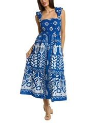 SEA NY Sonia Smocked Maxi Dress