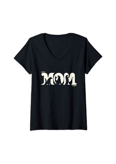 Womens Cute Best Sea Lion Mom Ever Seal Womens Mothers Day Sea Lion V-Neck T-Shirt