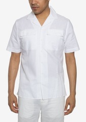 Sean John Men's Linen Resort Shirt