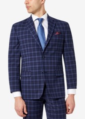 Sean John Men's Classic-Fit Plaid Suit Jacket