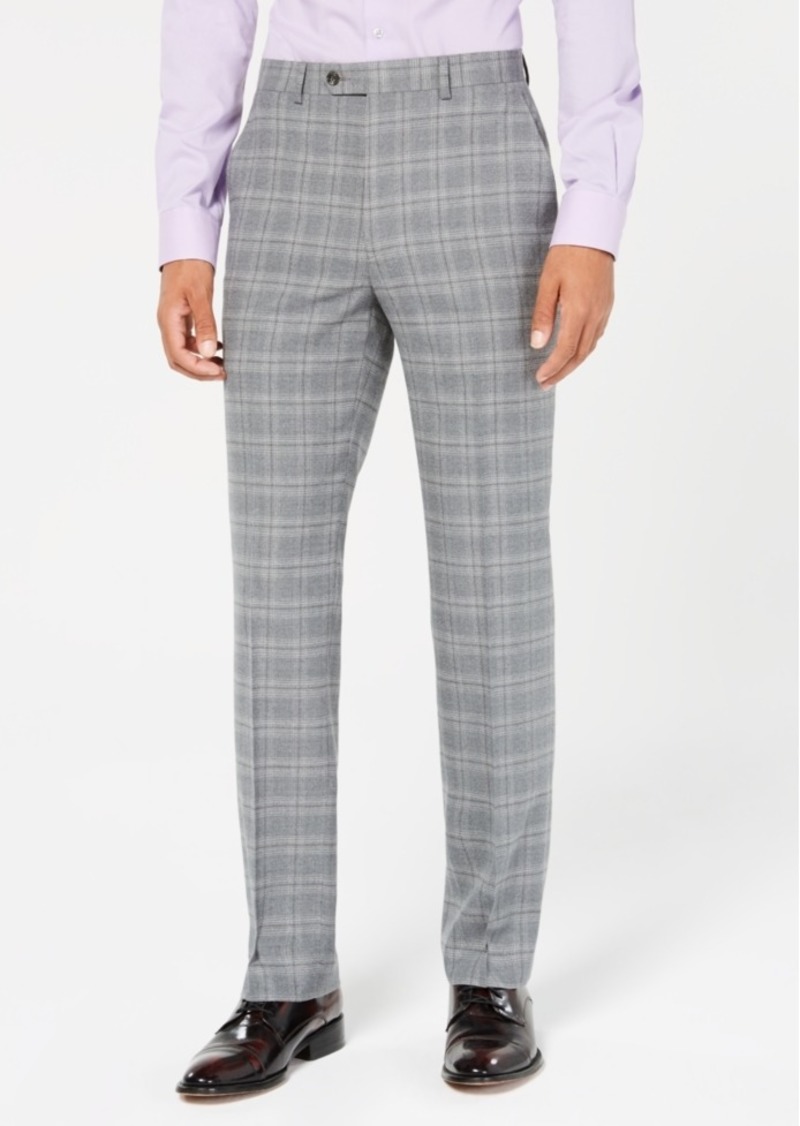 black and grey plaid pants mens