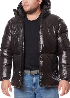 Sean John Men's Quilted Hooded Puffer Jacket